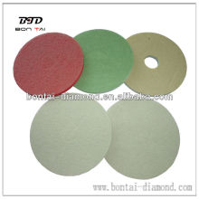 17" diamond sponge polishing pads dry use for concrete, granite, marble